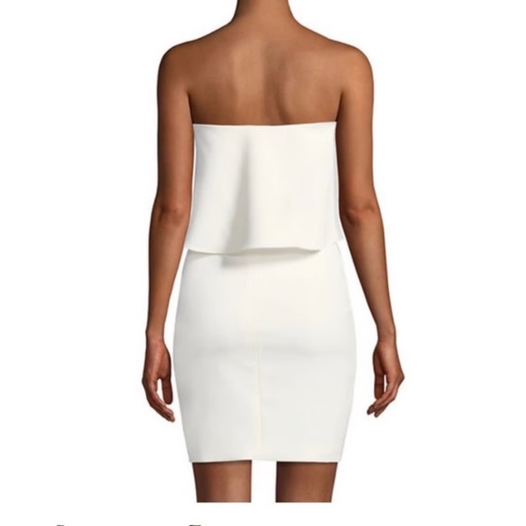 LIKELY Driggs Mini Strapless White Dress - Picture 2 of 3